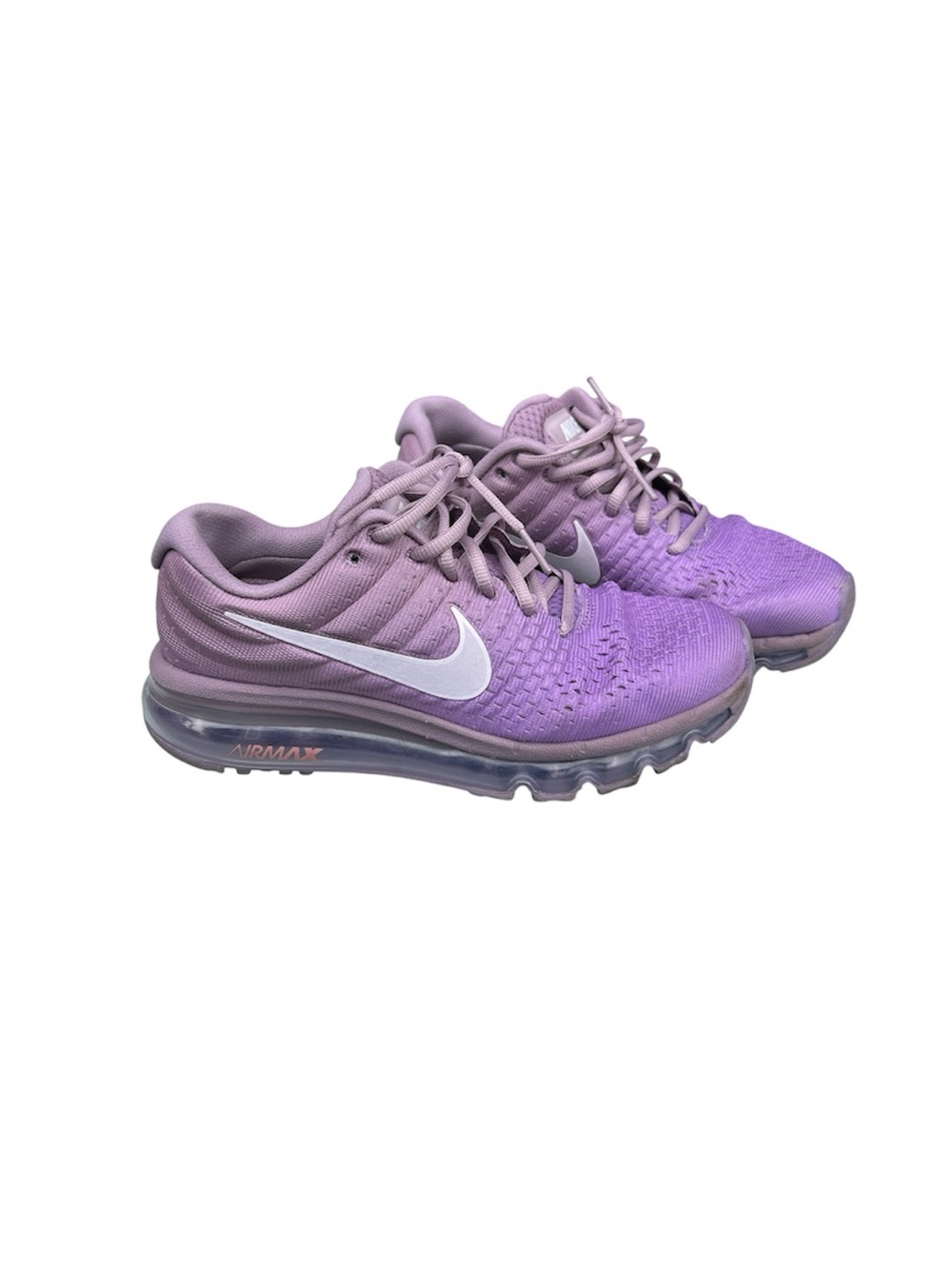 Nike Air Max 2017 Knit Running Sneakers Plum Lavender Purple Coquette Athleisure